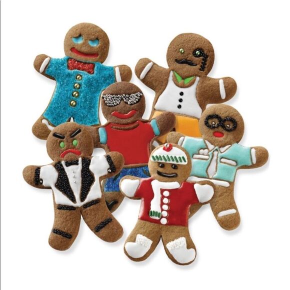 Tovolo Gingerbread Boy Cookie Cutter and 6 Stamps - Picture 11 of 12